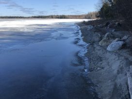Pakwash Lake Ice off soon