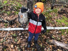 Fall hunting with kids