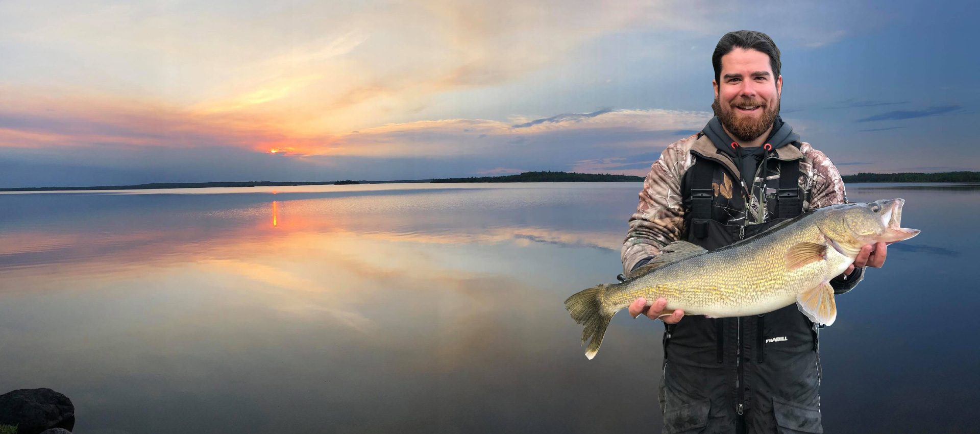 Fisherman Guest With Trophy Walleye Catch 1 Aspect Ratio 1920 850